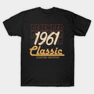 december 1961 birthday T-Shirt